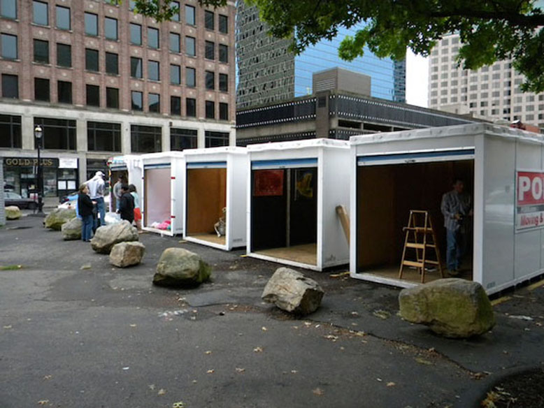 PODs set on main st